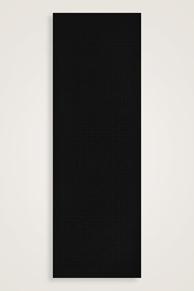 İman Square Black Naia Cotton Shawl 70x210