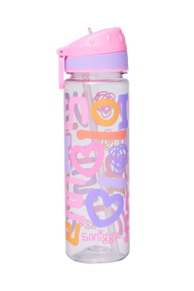Smiggler Water Bottle 650ml Plastic Beverage Bottle Bpa Free Children's School Water Bottle Colorful Gift