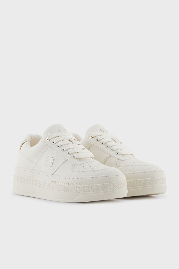 Logolu Platform Taban Sneaker Ayakkabı AYAKKABI XW001631 AF17351 MZ128 - 2