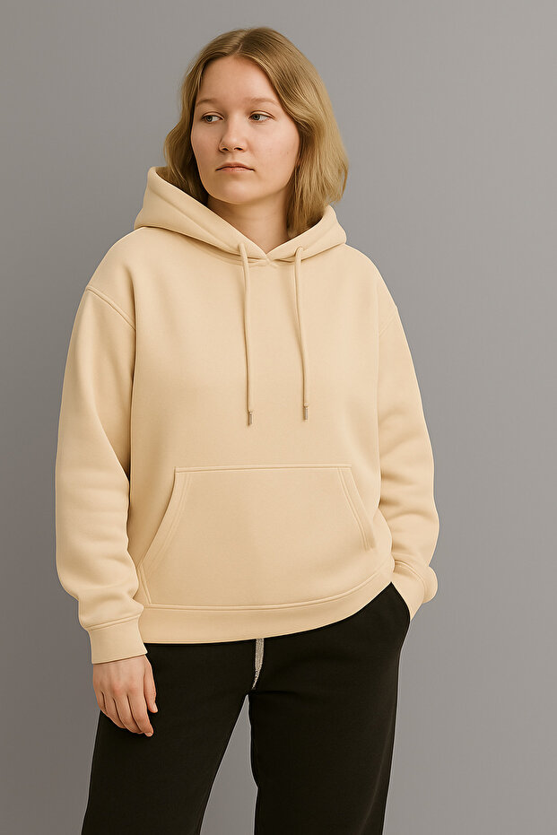 “Women's Oversize Comfortable Fit Hooded Sweatshirt”