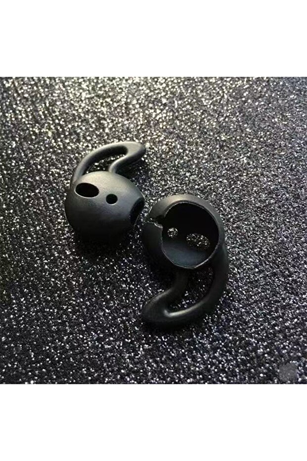 Black 2Pcs/Pair Ear Pads For Airpods 2 Wireless Bluetooth For Iphone Earphones Cushions Silicone Ear