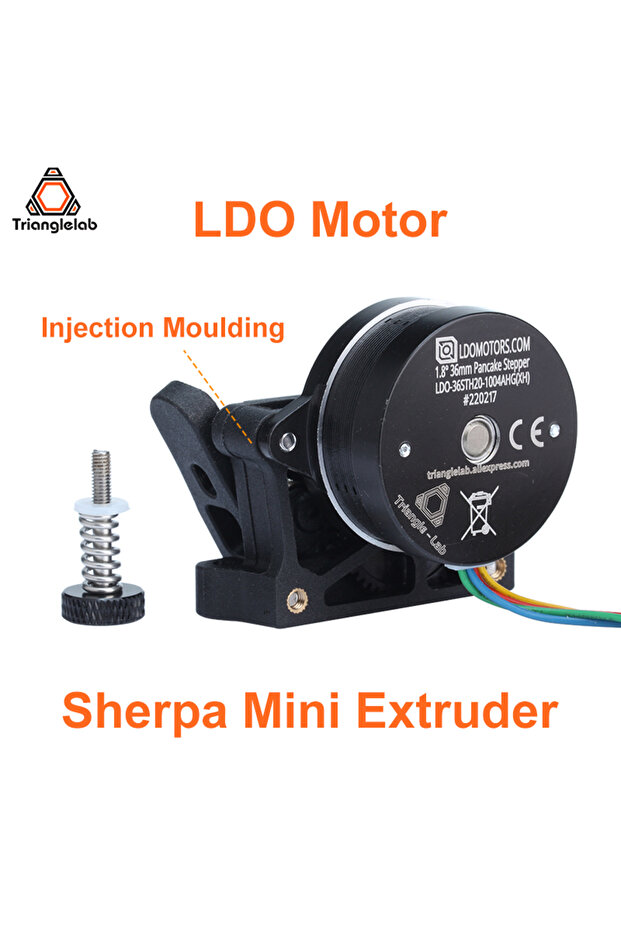 Sherpa LDO Trianglelab Sherpa MINI Extruder SLS Injection Molding Lightweight LDO MOONS MOTOR Compa