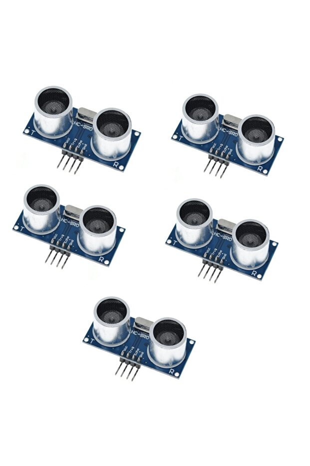 5pcs Ultrasonic Module HC-SR04 Distance Measuring Transducer Sensor for Arduino Detector Ranging Sma - 1