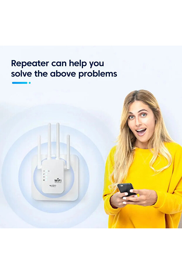 CCSN New EU WiFi Extender 300M Wireless WiFi Repeater Long Range Wireless WIFI Signal Booster Wir... - 5