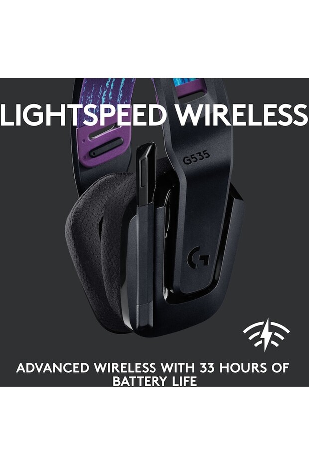 Casti G535 LightSpeed Wireless Negru - PC - 3