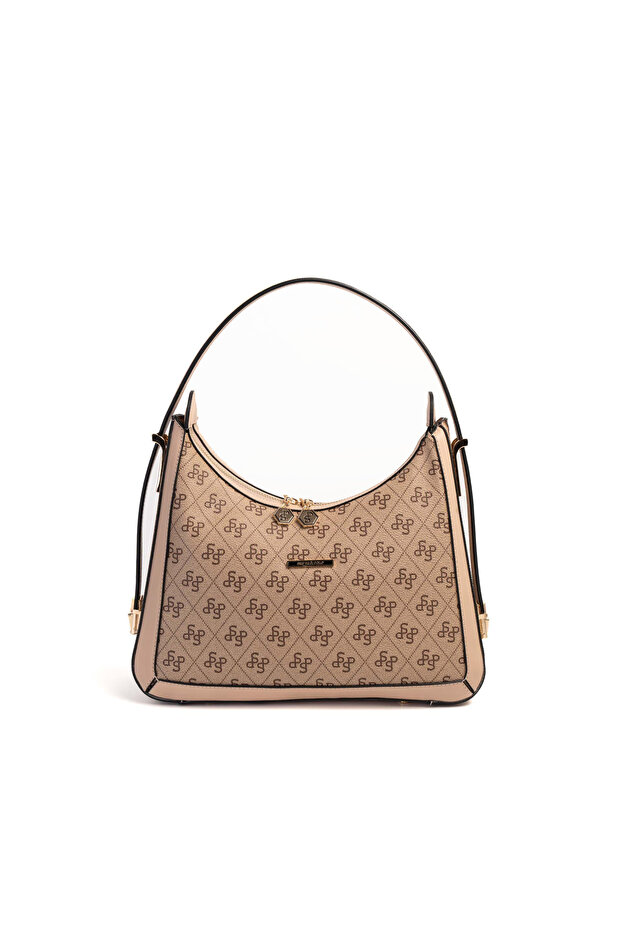 Dark Beige - Ten Monogram Women's Shoulder Bag Sp1187