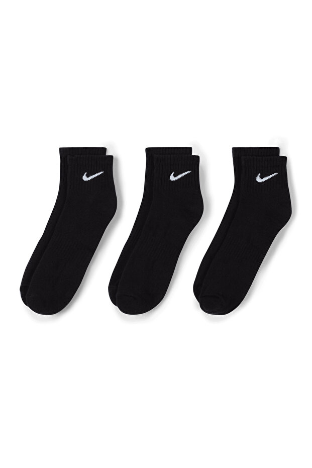 3 Pack Everyday Socks - Black - 1