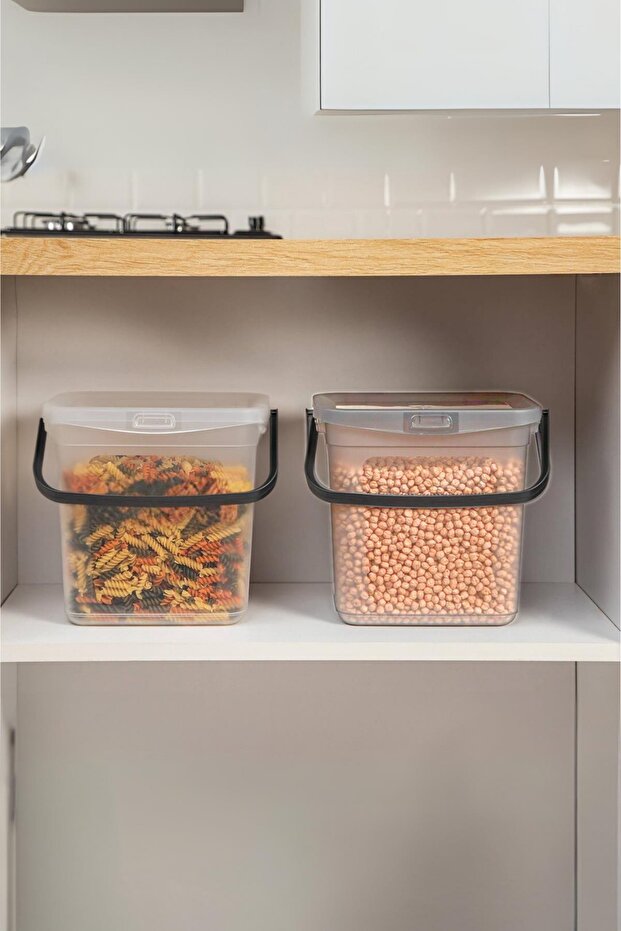 2-Piece Multibox Food Storage Container & Storage Box 6 Lt Transparent - 2