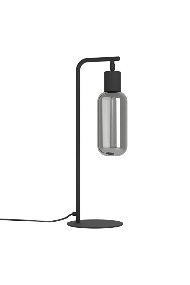 Floor lamp, steel structure, glass shade, LED source with E27 socket, 4 W, attractive finish, 50... - 5