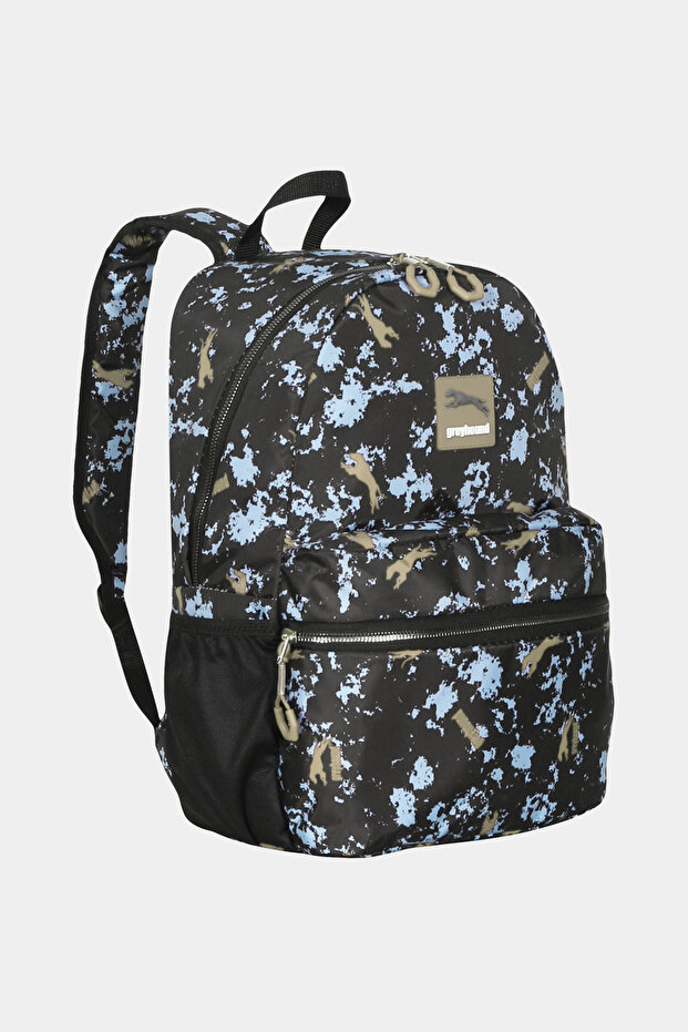 Greyhound Water Repellent Patterned Custom Fabric Casual and School Backpack