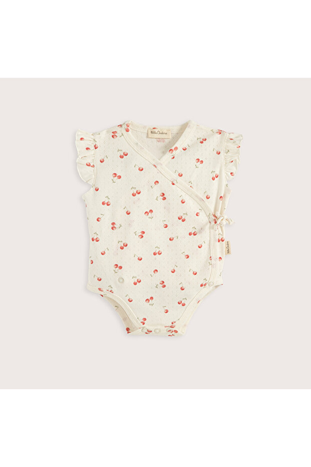 Cherry Boom Baskılı Body Vanilya - 1
