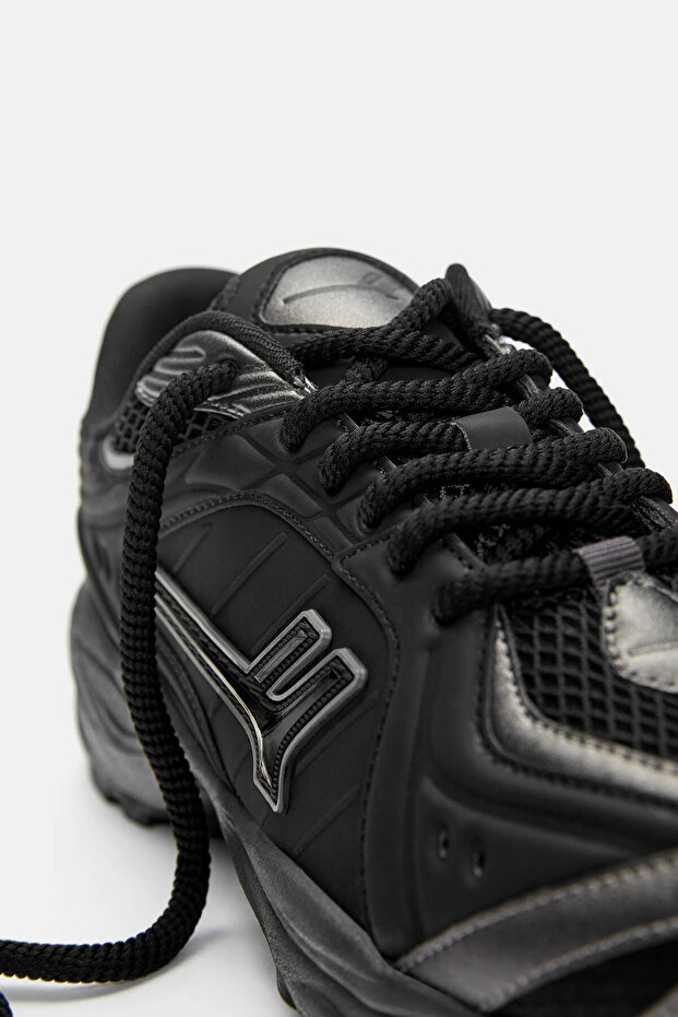 Metalik spor ayakkabı - 2