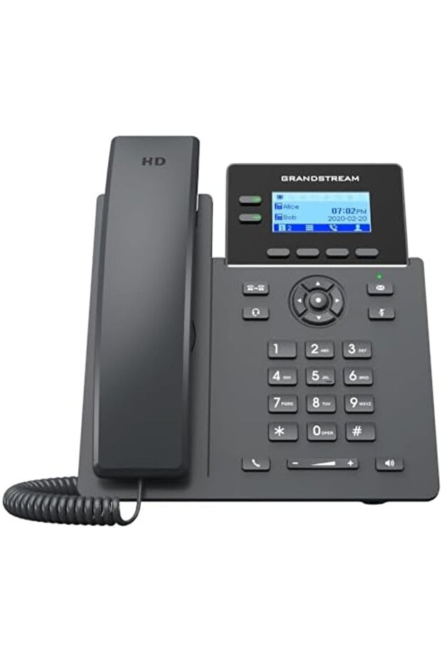 GRP2602W 2-Line Essential IP Phone, Black