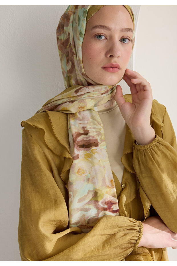 ASTRA FLOŞ VİSKON ŞAL SOFT SARI - 3