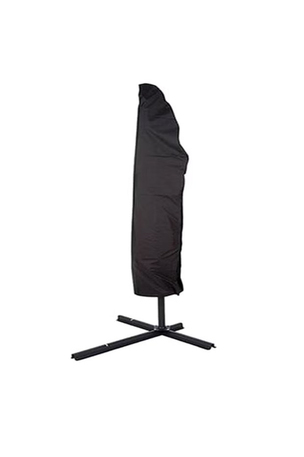 Garden Furniture Umbrella Cover Black 202x95x50cm