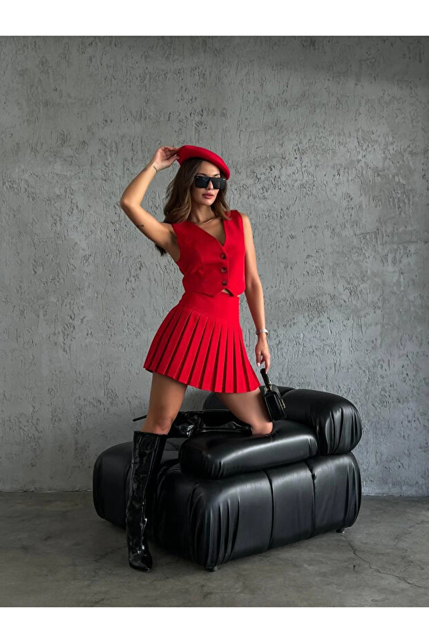 KADIN ÖN DÜĞMELİ YELEK - 3