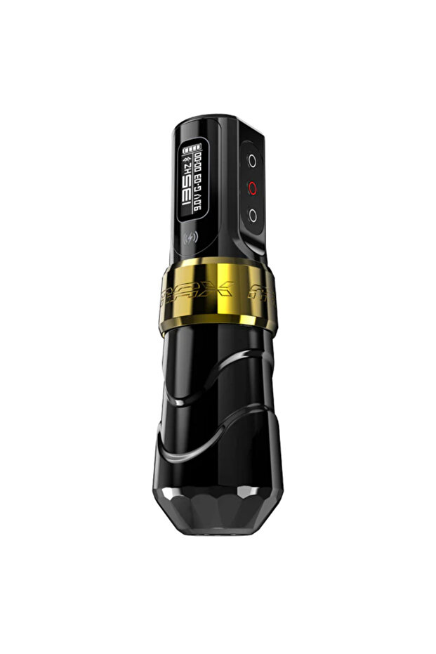 Flux Max | 4.0 mm Stroke | Gold Stealth Renk | Tek Bataryalı - Kablosuz Dövme Makinesi - 3