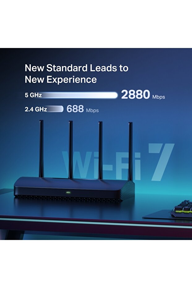 MR27BE | Wi-Fi 7 Router | BE3600 Mbps Hız | Dual-Band | Fiber Destekli | 2.5Gbps WAN & LAN - 4