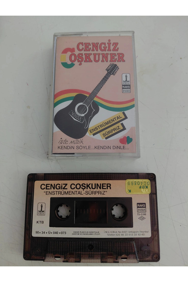 Cengiz Çoşkuner - Instrumental Surprise - 1990 Türkiye Edition Cassette-2Nd Hand