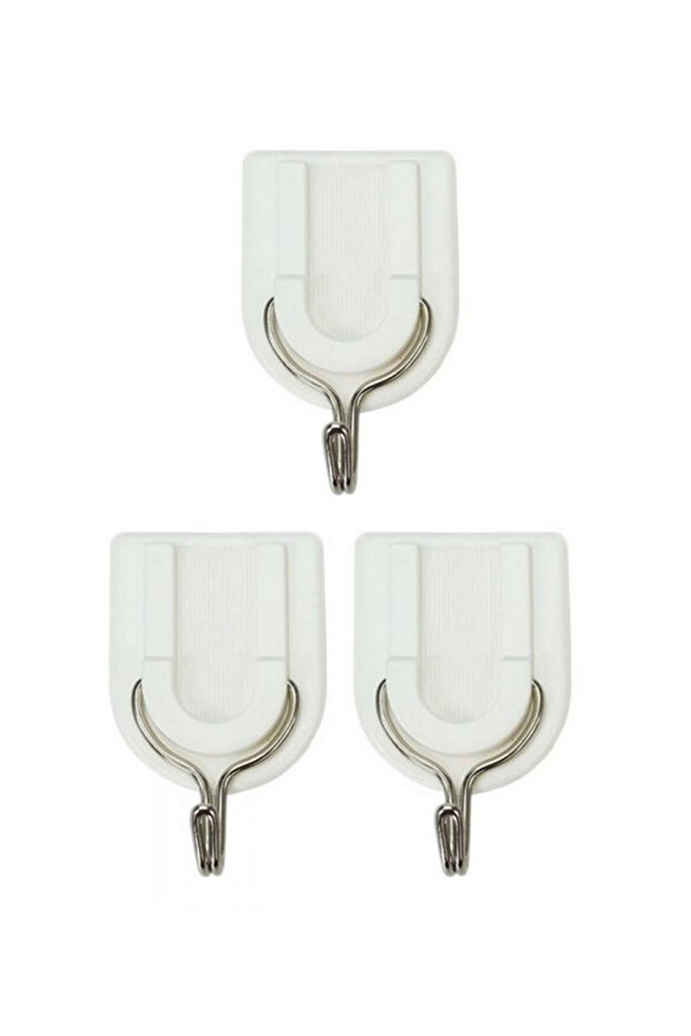 3Pcs 3MM Strong Wall Hanger Hanger Sticky Suction Cup Hook,Sticky Hook,BB2502