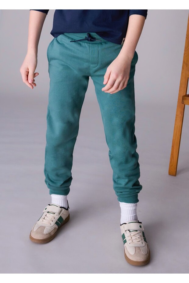 Boy's Basic Lightweight Hooded Tracksuit Bottom - 5
