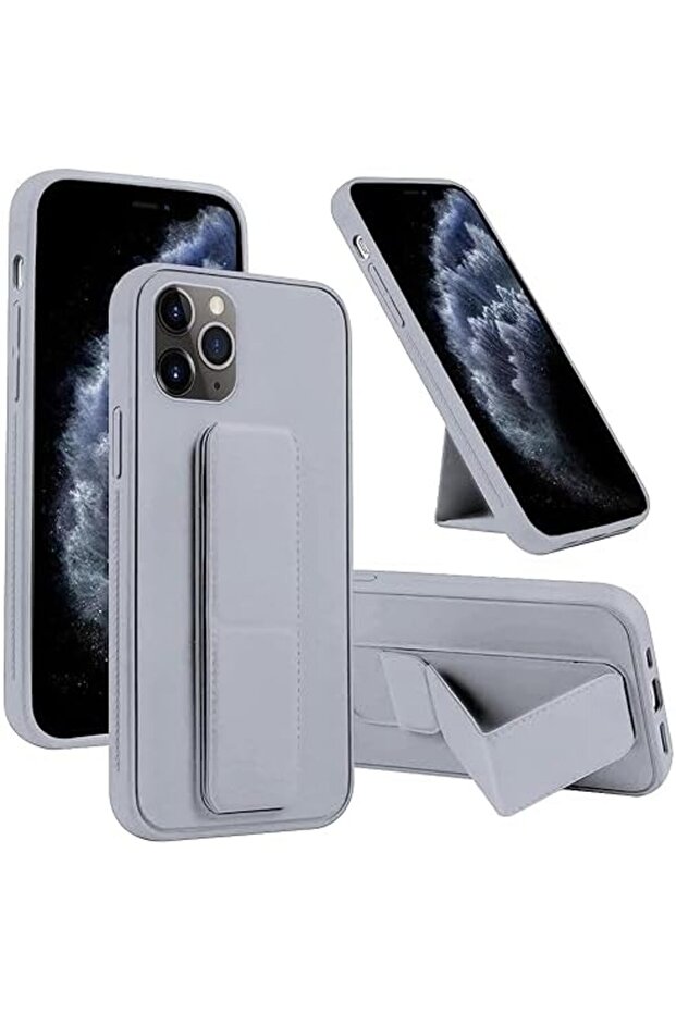 حافظة حماية لهاتف iPhone 11 Pro Max، حامل مغناطيسي متعدد الوظائف، مقاوم للصدمات