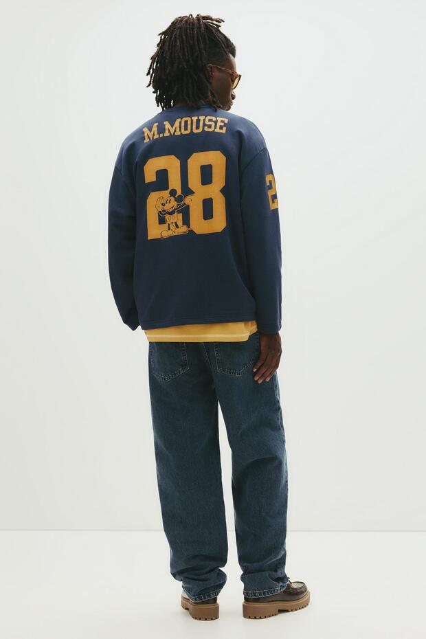 Mickey Mouse futbol temalı sweatshirt - 4