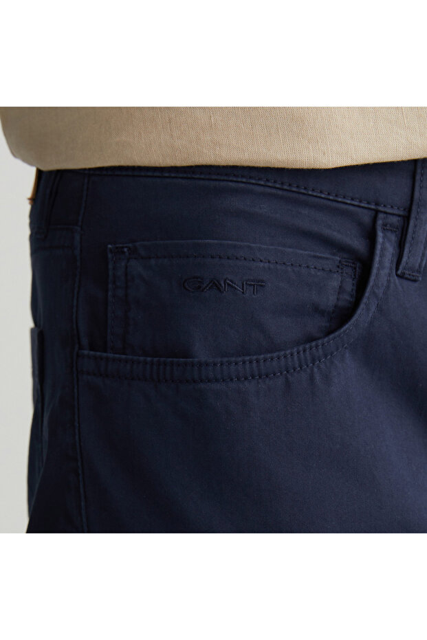 Erkek Lacivert Regular Fit Pantolon - 6