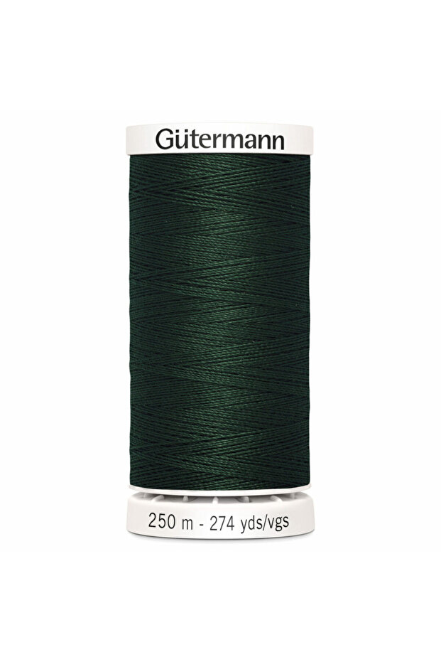 خيط خياطة Gütermann 250 م 472 خيوط خياطة بوليستر 100% باللون الأخضر الجوزي