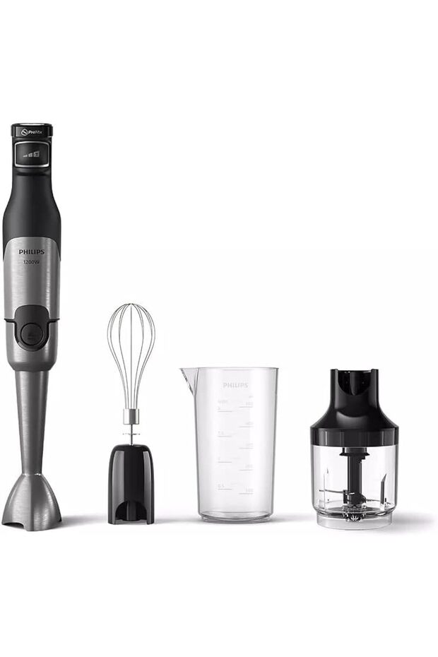 Hand Blender 5000 Series - 1200W, Anti-Splash Guard, SpeedTouch Technology, LED Speed Indica