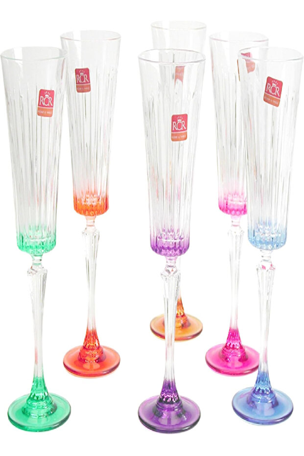Timeless Flute Glasses | Set of 6