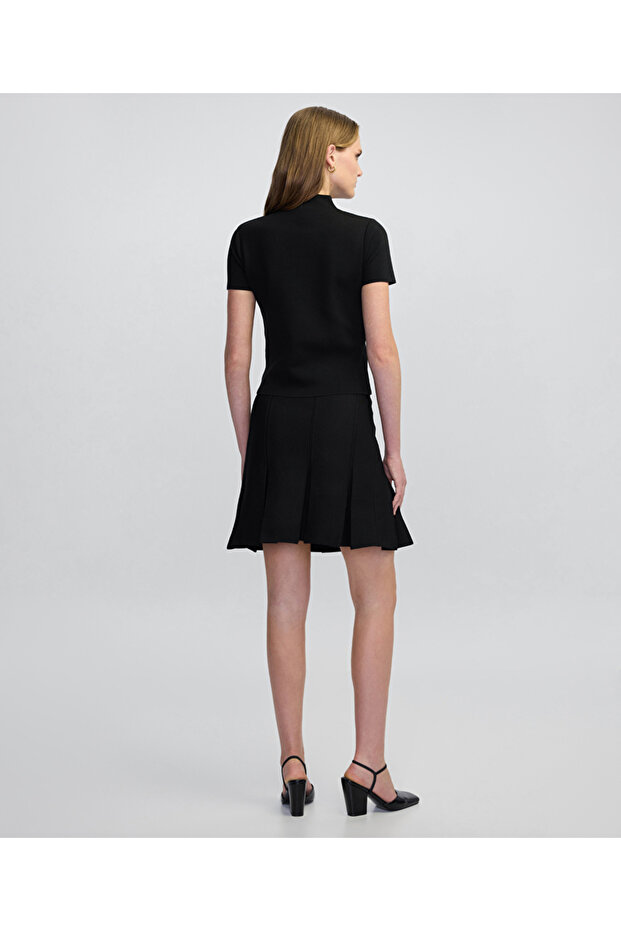 Basic yüksek yaka triko - 6