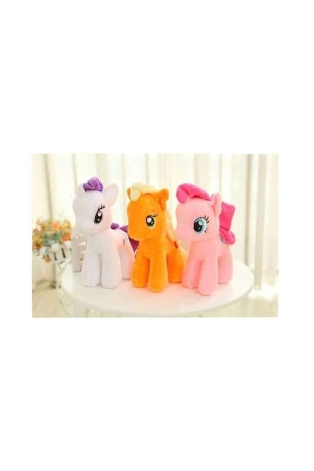Set 6 Ponei de plus, multicolor, 30 cm - 3