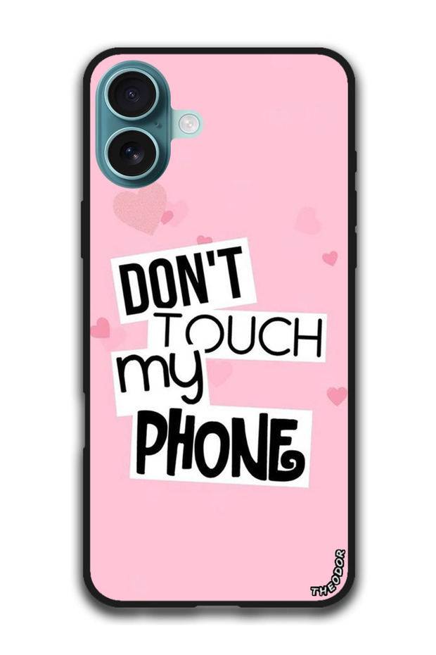 Protective Case Anti Scratch Shock Proof Cover For iPhone 16 Plus (6.7)-inch Dont Touch my phone