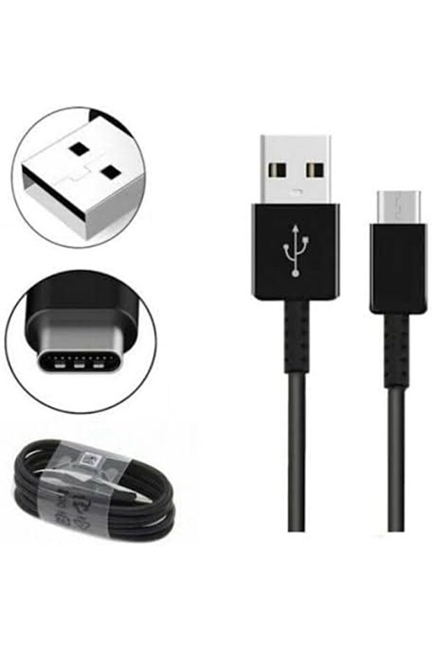 كابل USB Type-C الأصلي - أسود - 4