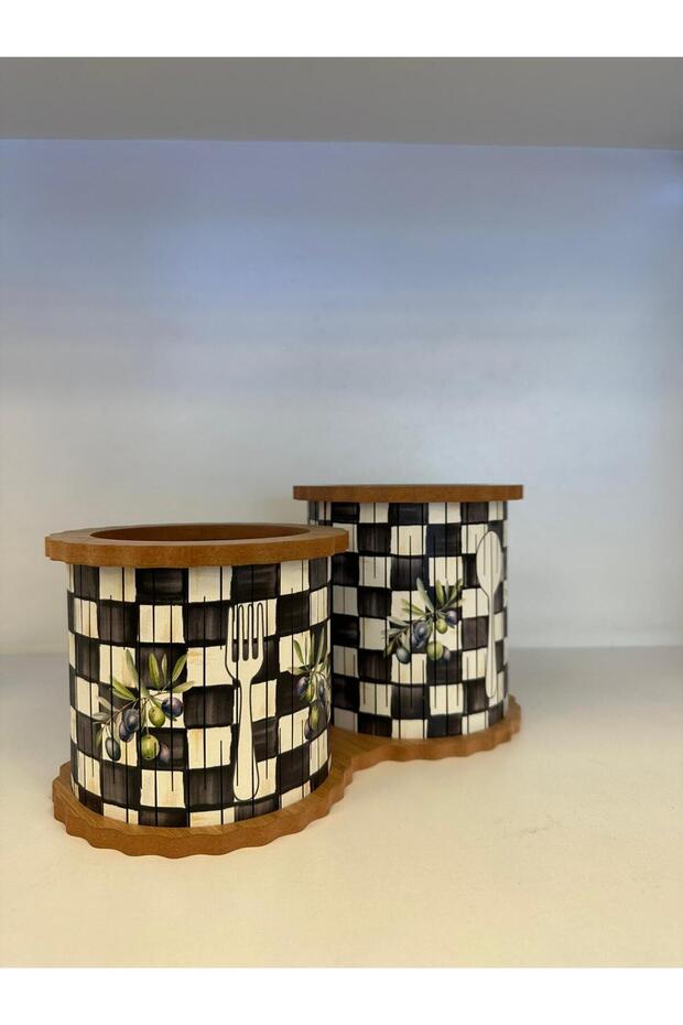 Ahşap Kaşıklık - 3