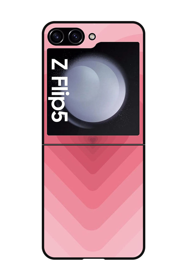 Protective Case Anti Scratch Shock Proof Bumper Cover For Samsung Galaxy Z Flip 5 Pink hearts (2)