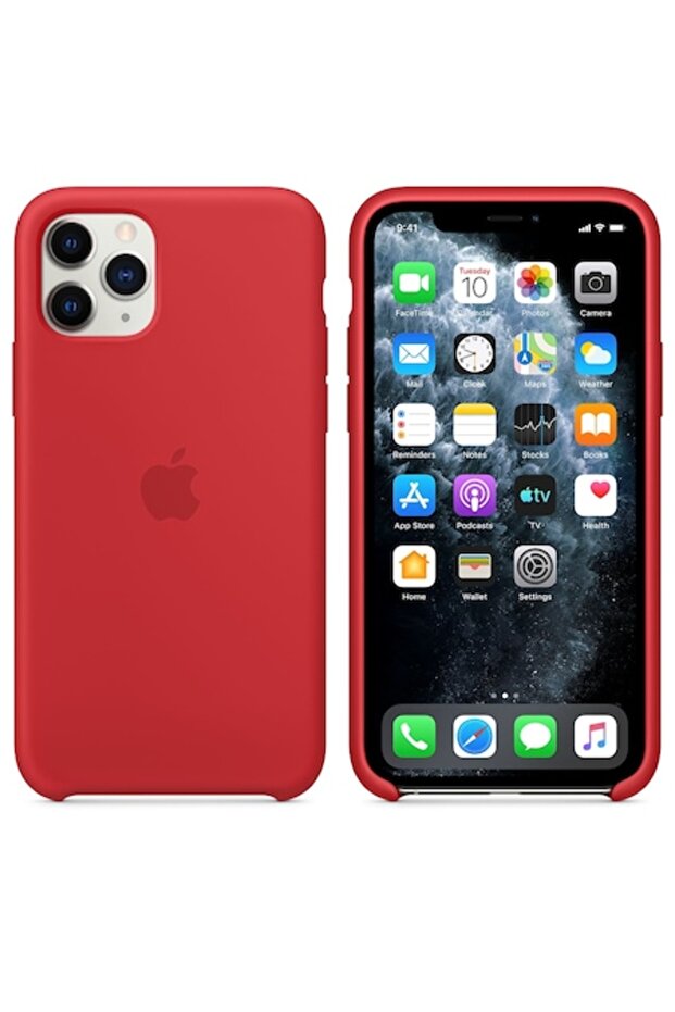 Protective Case Compatible with Apple iPhone 11 Pro, Red - 1