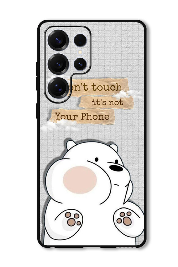Protective Case Anti Scratch Shock Proof Bumper Cover For Samsung Galaxy S25 Ultra Dont touch (3)
