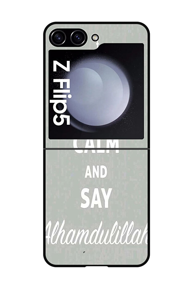 Protective Case Anti Scratch Shock Proof Bumper Cover For Samsung Galaxy Z Flip 5 Keep Calm