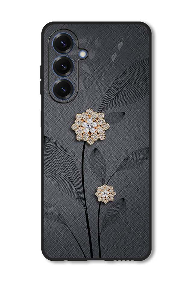 Case Compatible with Samsung Galaxy A36 Protection Shockproof Bumper Cover Diamond Flowers