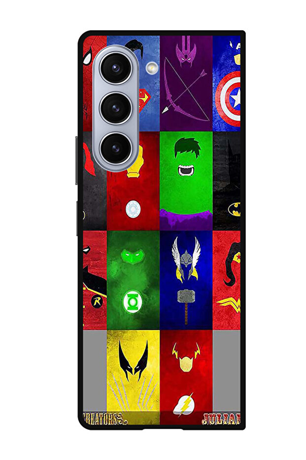 Protective Case Anti Scratch Shock Proof Bumper Cover For Samsung Galaxy Z Fold 5 Faces