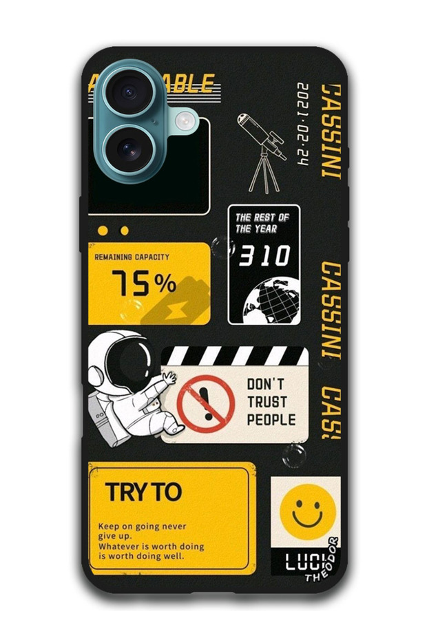 Protective Case Anti Scratch Shock Proof Cover For iPhone 16 Plus (6.7)-inch Dont Trust People