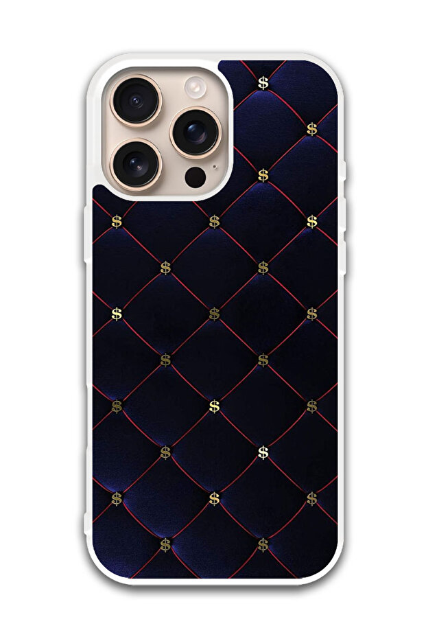 Protective Case Cover For APPLE IPHONE 16 Pro Max Dollar Stapers (White Bumper)