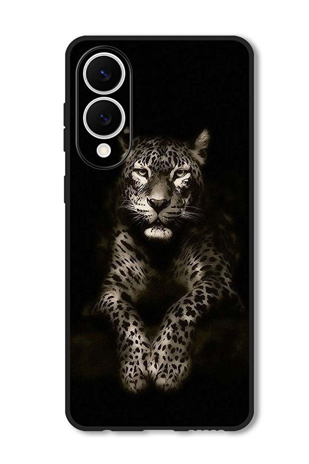 Case Compatible with Samsung Galaxy S25 Edge 6.7 Inch Protection Shockproof Bumper Cover Leopard