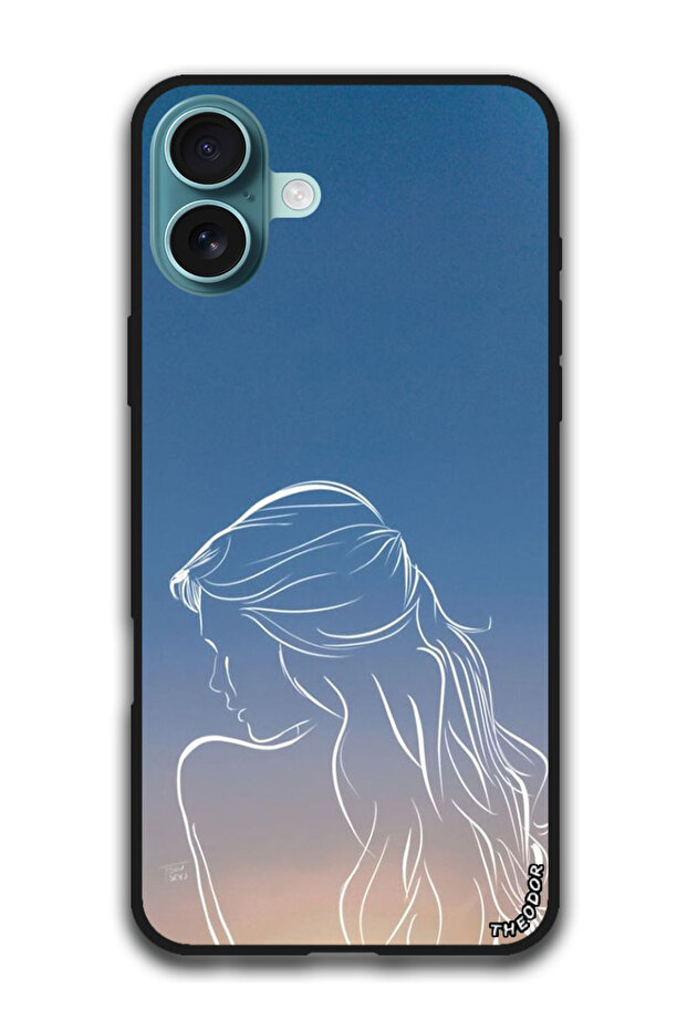 Protective Case Anti Scratch Shock Proof Bumper Cover For iPhone 16 Plus (6.7)-inch Girl Back