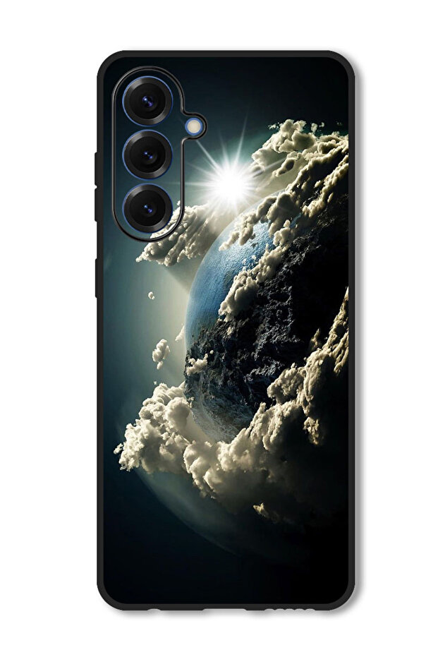 Case Compatible with Samsung Galaxy A26 Protection Shockproof Bumper Cover Space Earth Sun