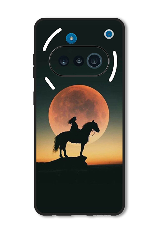 Case Compatible with Nothing Phone 3a Protection Shockproof Bumper Cover Majestic Horse Sunset