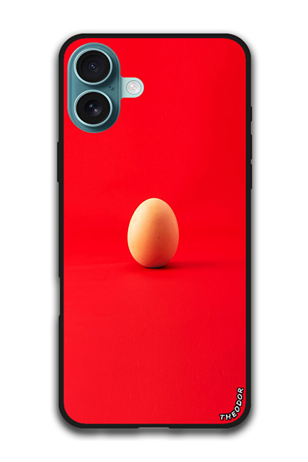 Protective Case Anti Scratch Shock Proof Cover For iPhone 16 Plus (6.7)-inch egg_chicken_egg_red