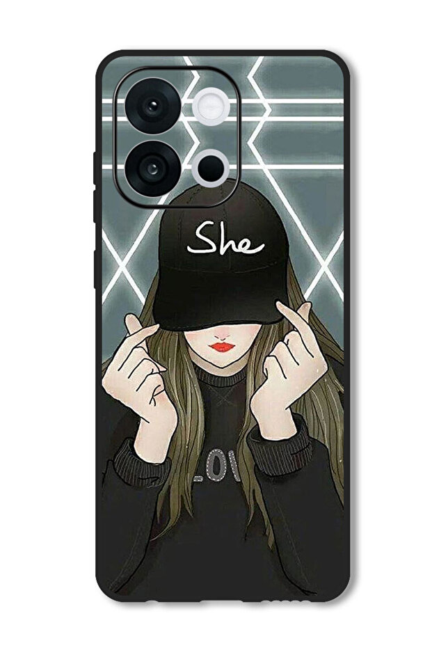 Case Compatible with OnePlus 13s 6.32 Inch Protection Shockproof Bumper Cover She On Cap